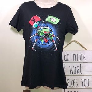 Invader Zim T-shirt Women’s XL Loot Wear